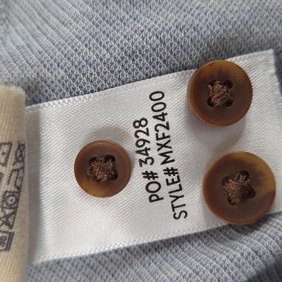 Faherty Mens XXL Longsleeve Collared Button Down Coastline Blue Knit. - Picture 11 of 16